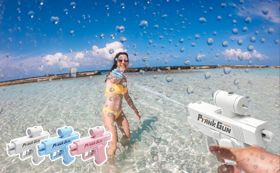 Summer New Creative Double Sided Reverse Water Spray Gun Trick Tactics Double Directional Water Spray Mini Water Play Gun Toy